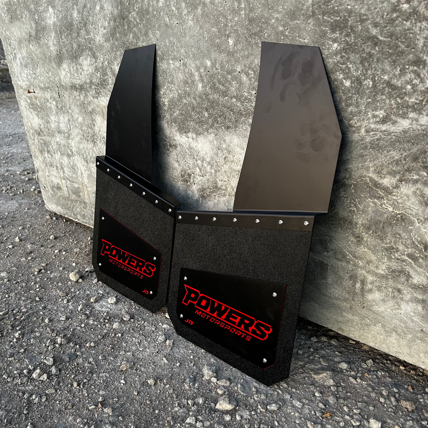 13in Angled Kickback Mudflaps-Rears Only