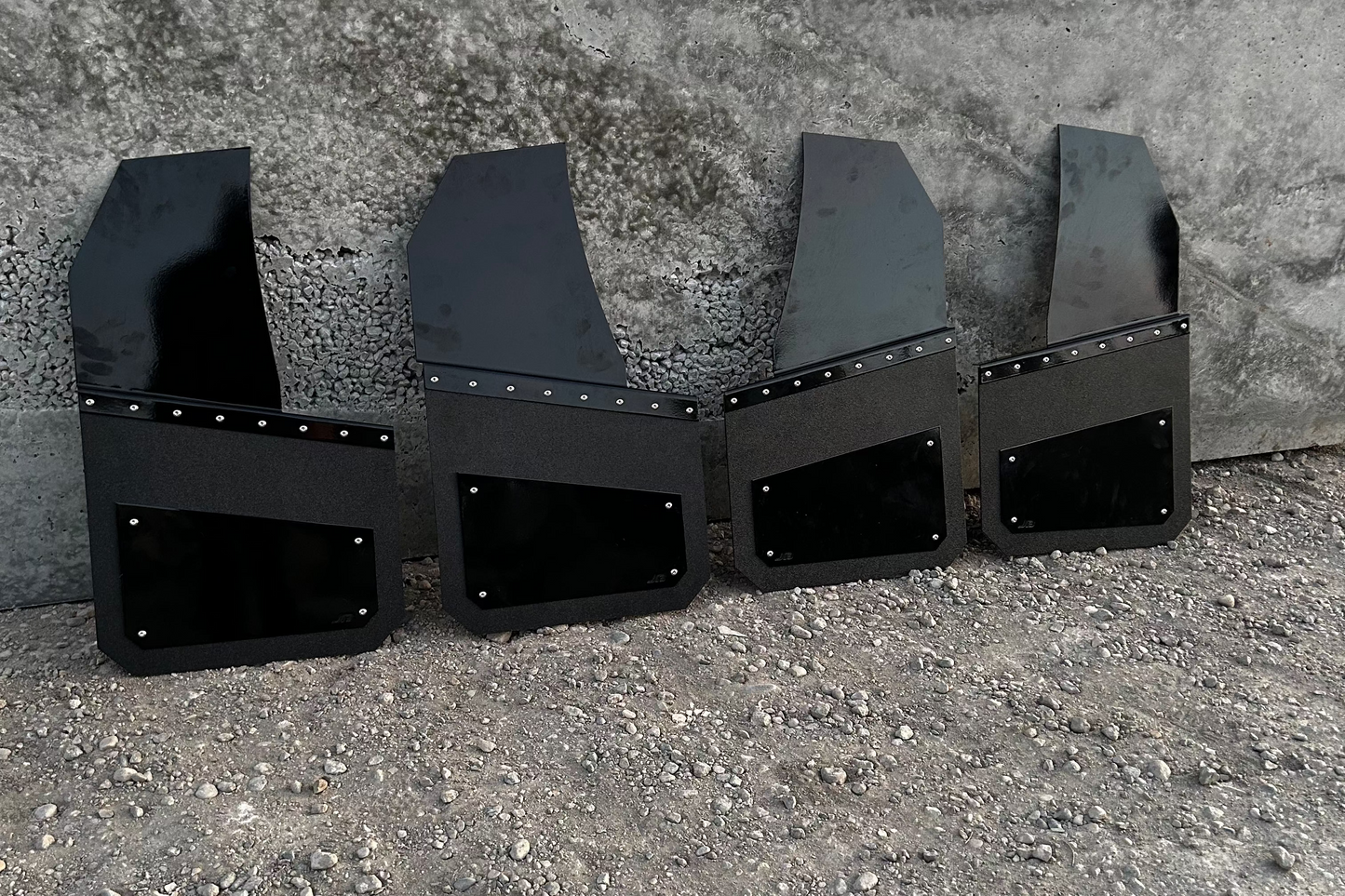 14in Universal Kickback Mudflaps- Full Set