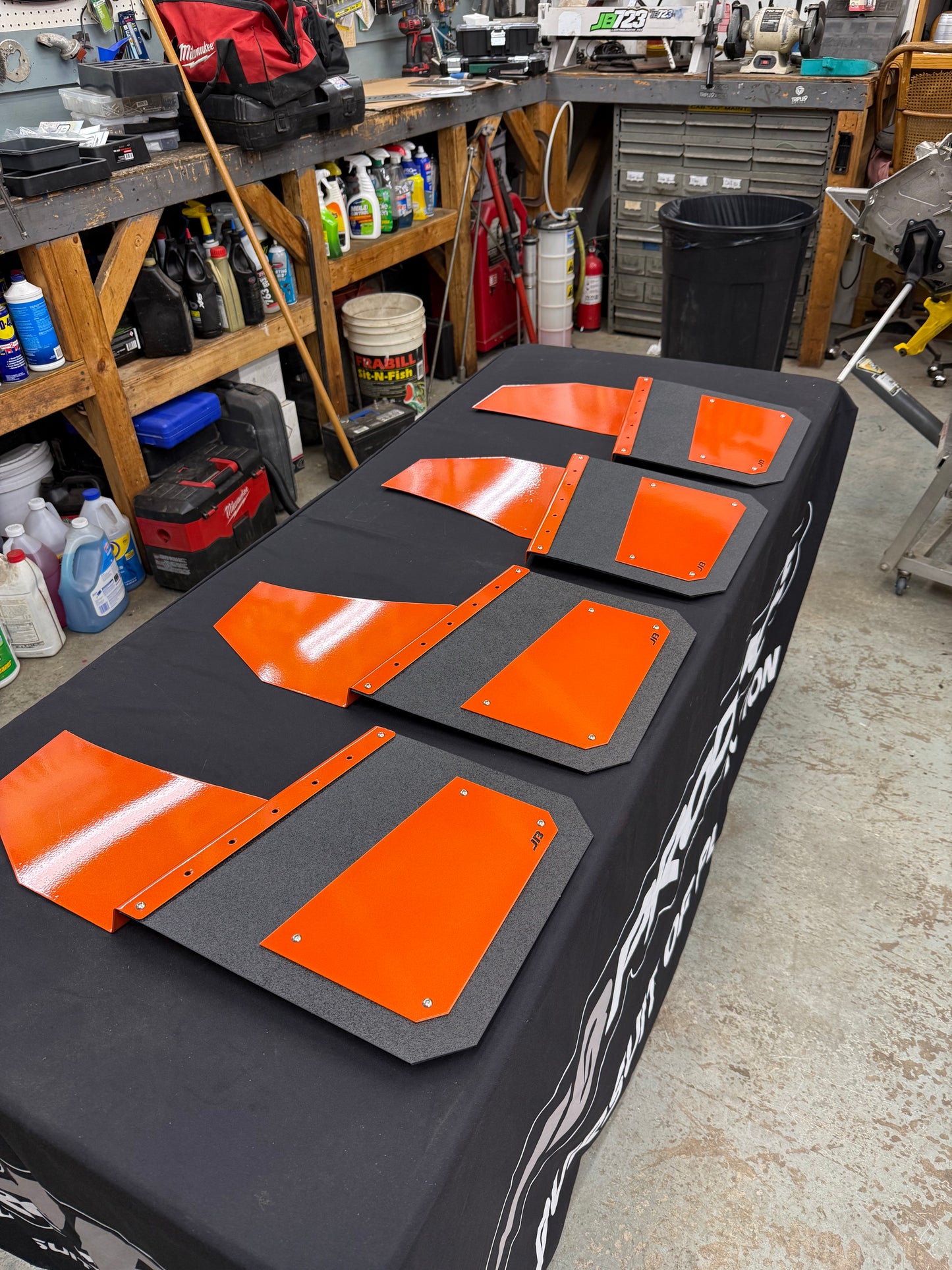 14in Universal Kickback  Mudflaps- Rears Only