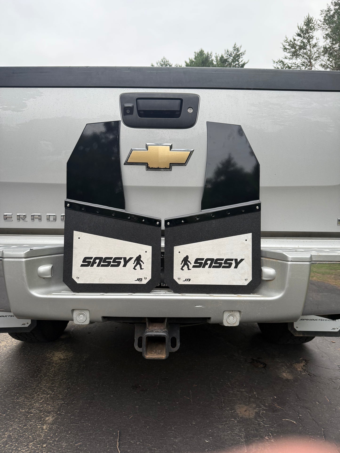 13in Angled Kickback Mudflaps-Rears Only