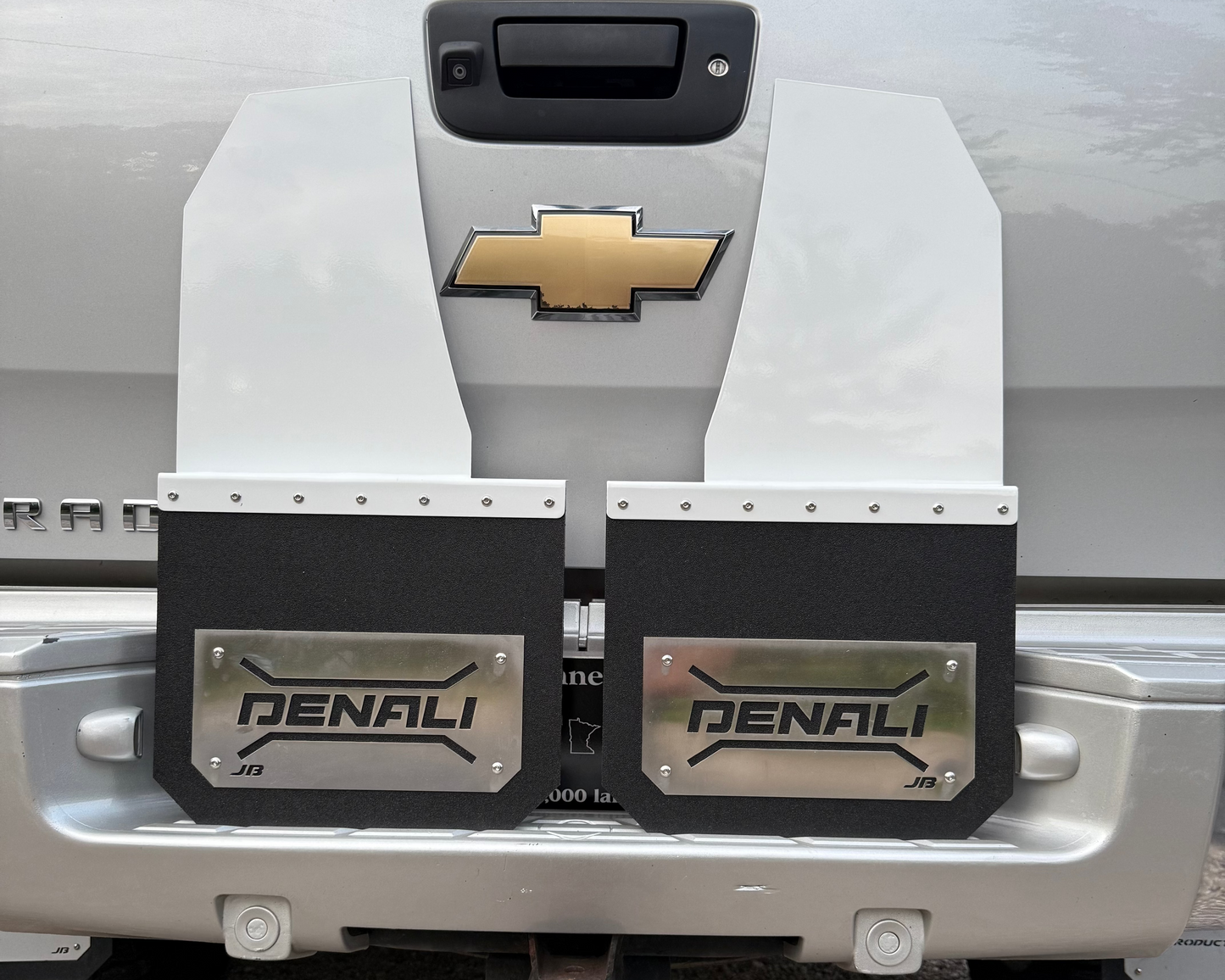 13in 2020+ GMC/Chevy Kickback Mudflaps- CUSTOM DENALI- Rears Only