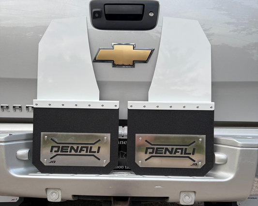 13in 2020+ GMC/Chevy Kickback Mudflaps- CUSTOM DENALI- Rears Only