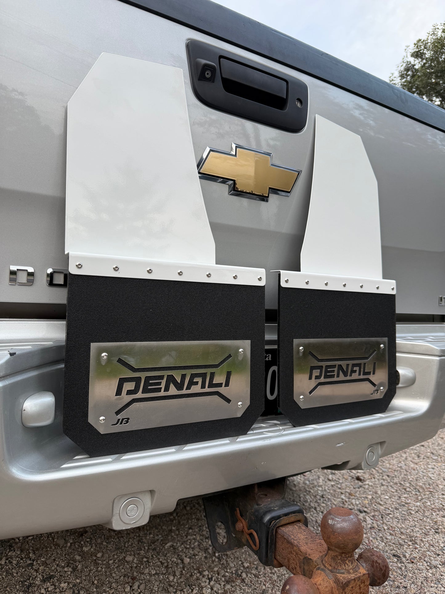 13in 2020+ GMC/Chevy Kickback Mudflaps- CUSTOM DENALI- Rears Only