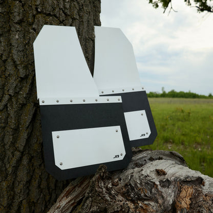 14in Straight Kickback Mudflaps- Rears Only