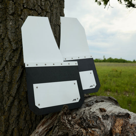 13in Straight Kickback Mudflap- Rears Only
