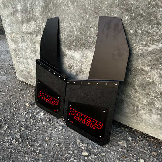 13in Angled Kickback Mudflaps-Rears Only