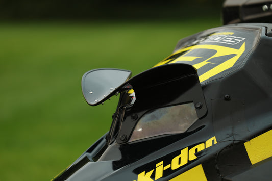 JB Products Skidoo Roost Deflector Medium, Left side view