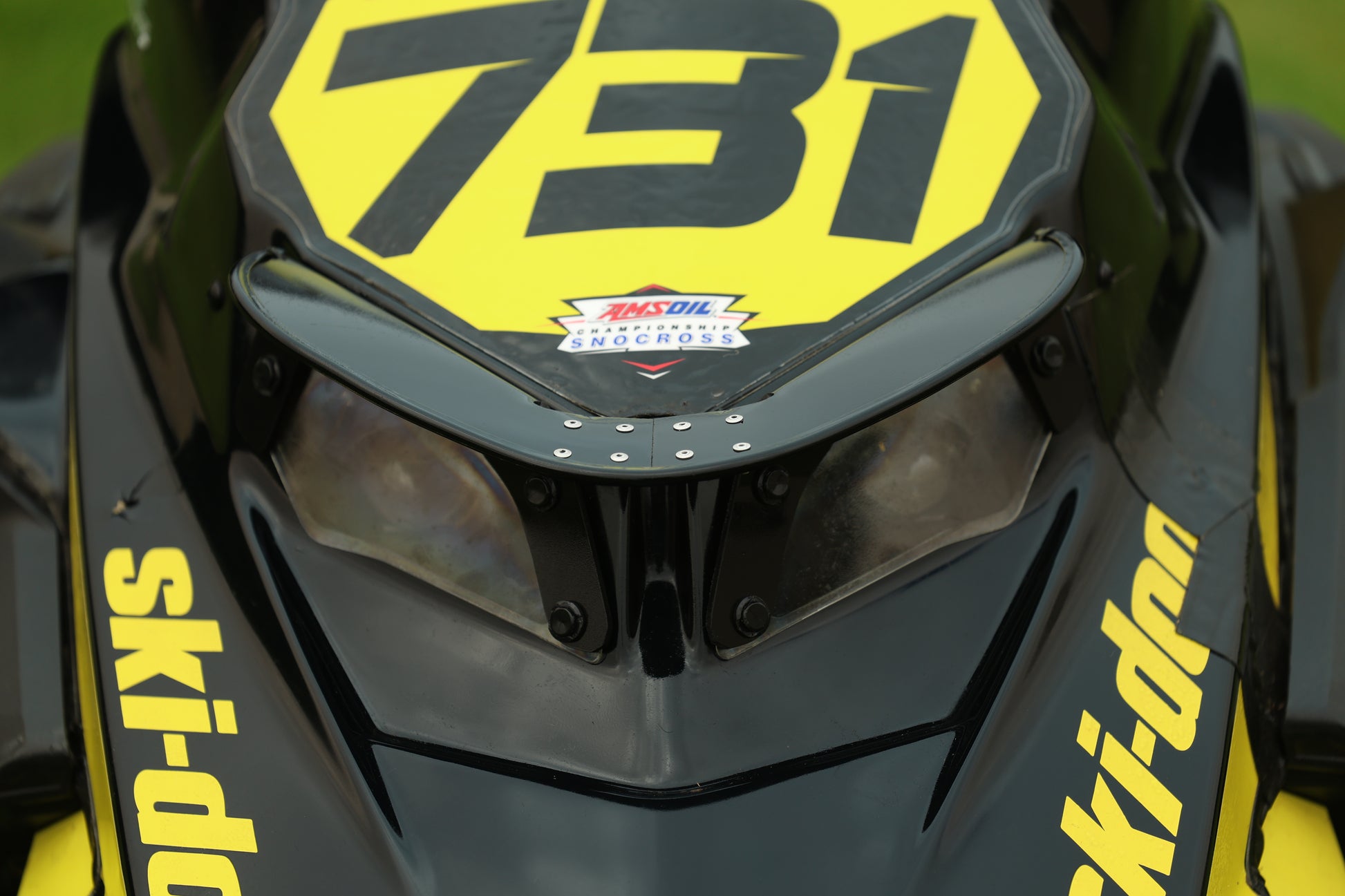 JB Products Skidoo Roost Deflector small, front view