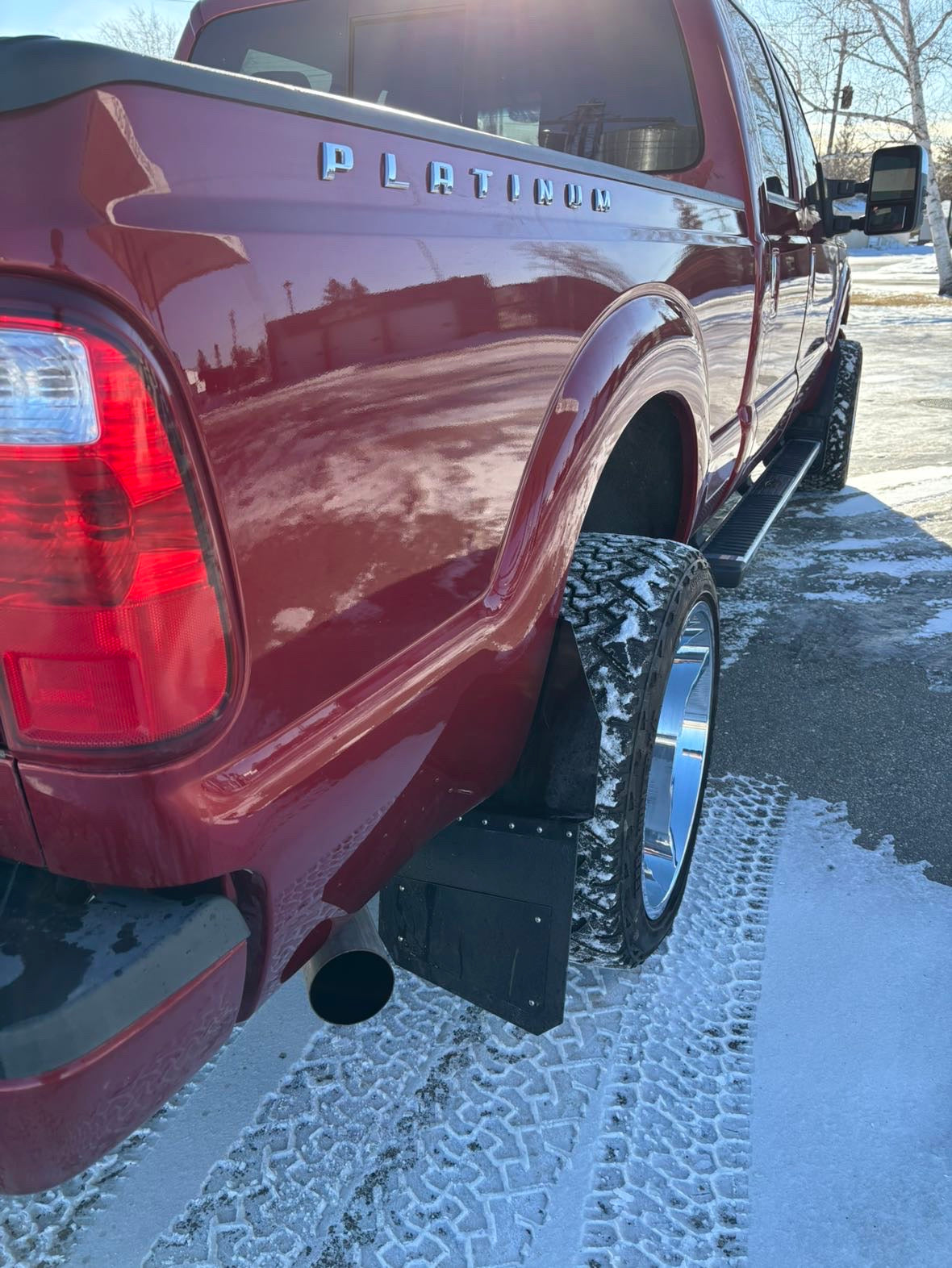 14in Angled Kickback Mudflaps