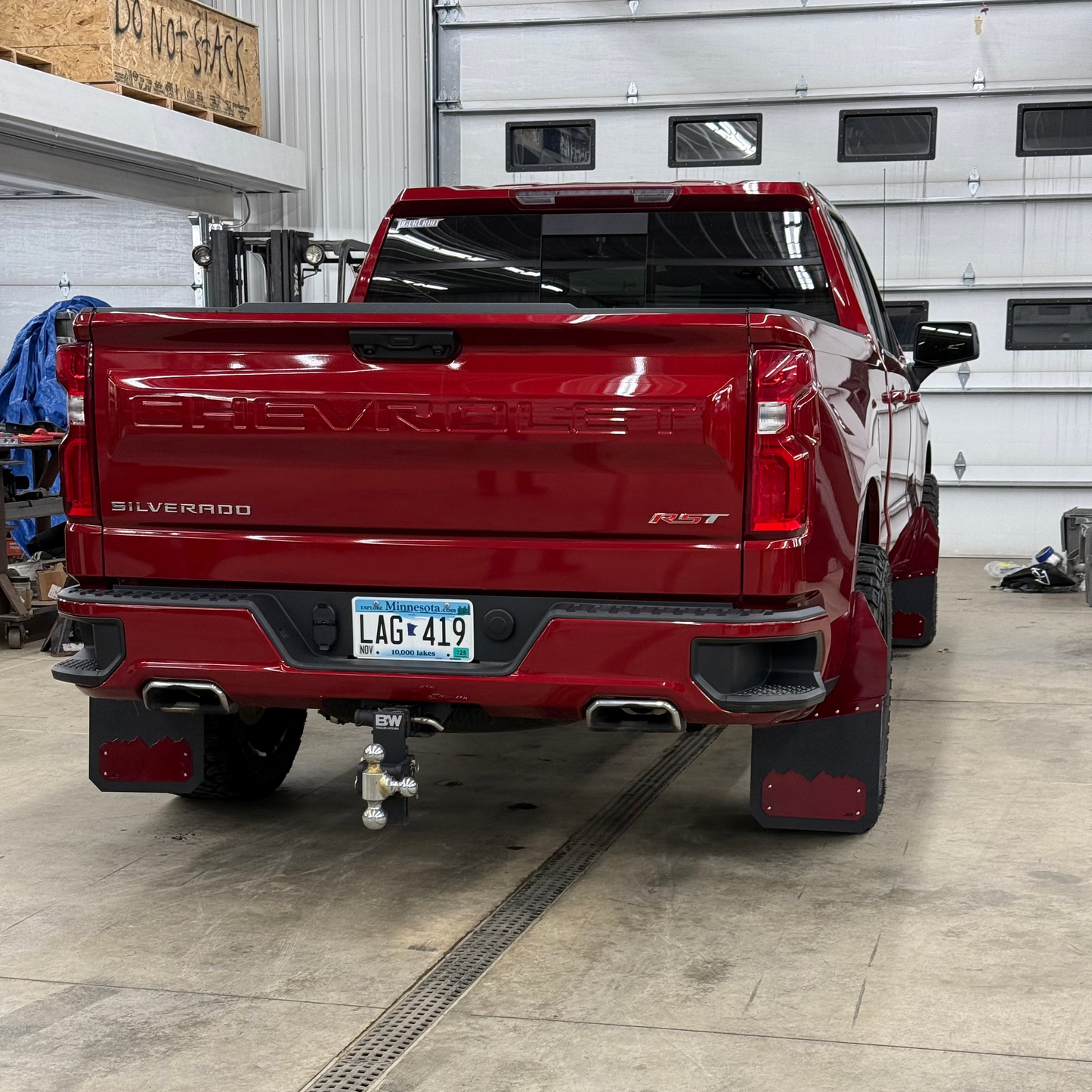 13in Angled Kickback Mudflaps-Rears Only