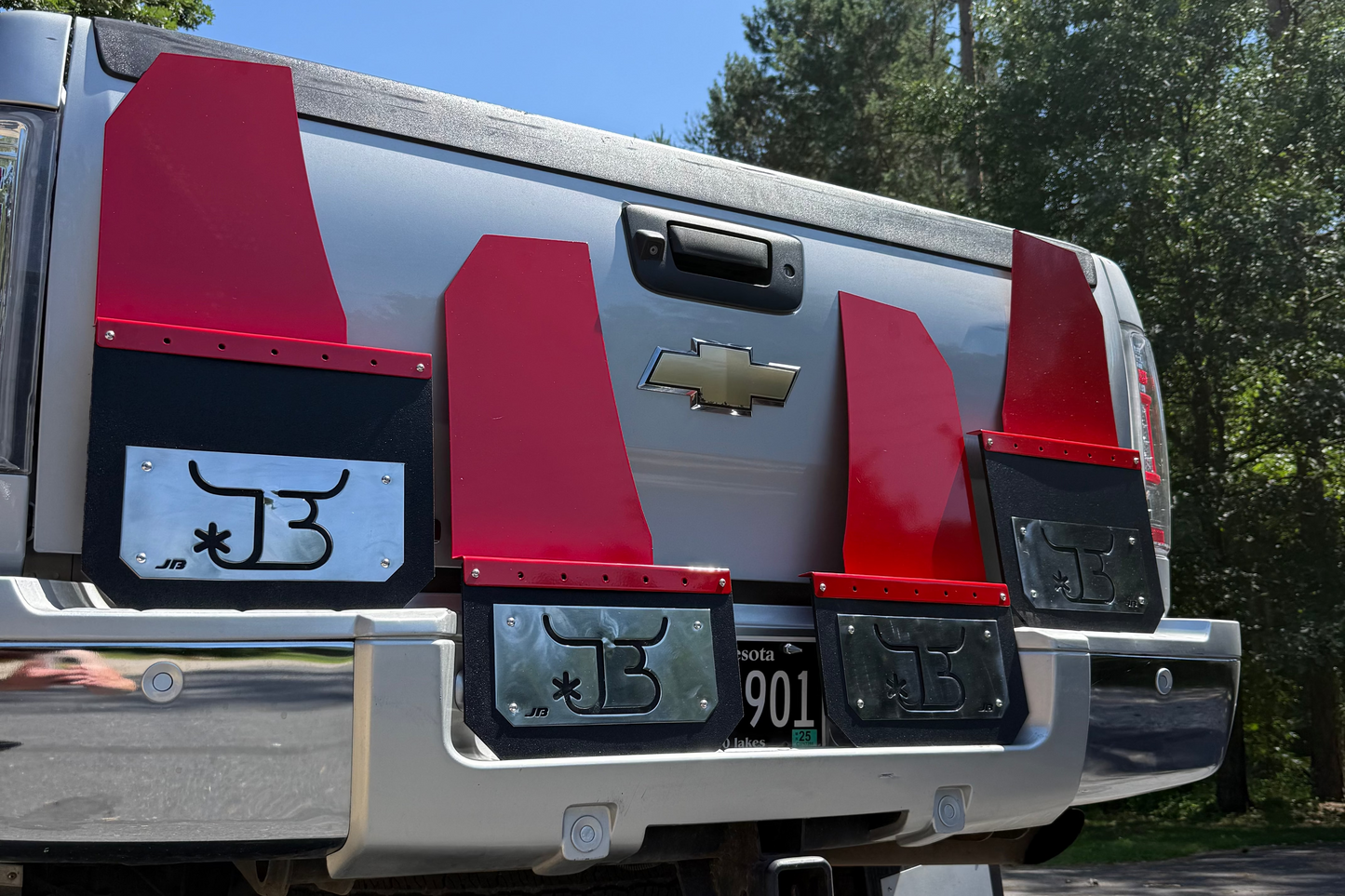 13in Chevy/ GMC Kickback Mudflaps- Full Set