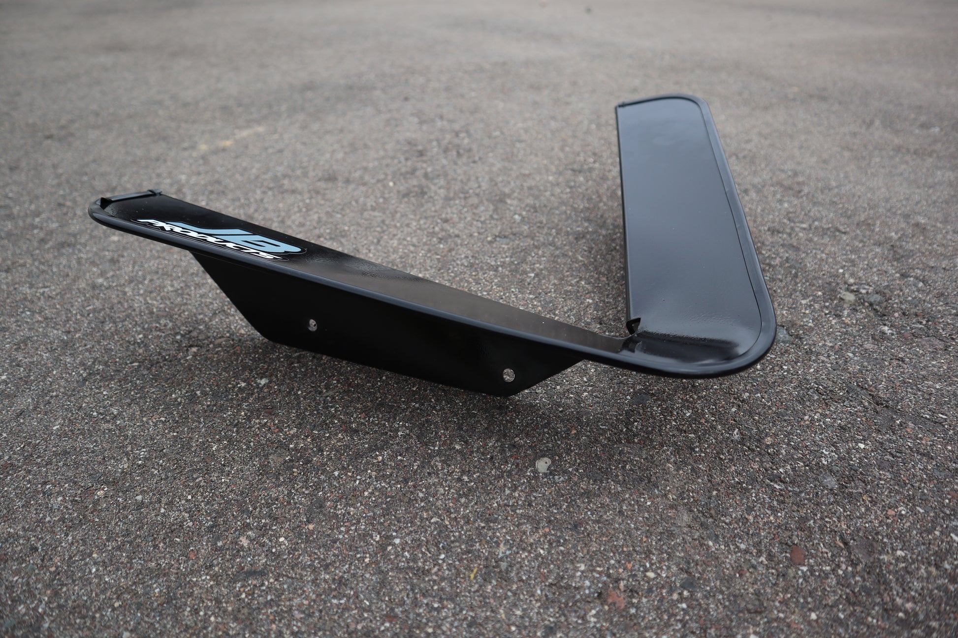 JB Products Polaris AxysR Windshield Roost Deflector, uninstalled side view