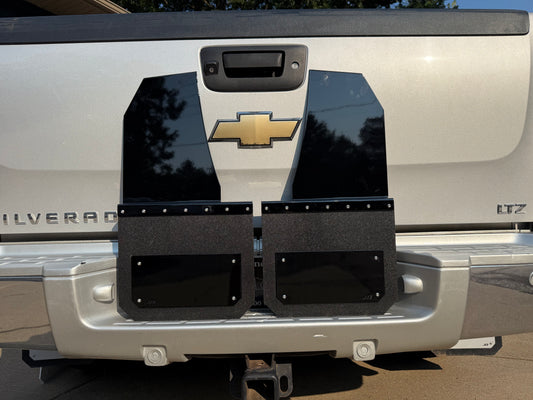 13in Straight Kickback Mudflap- Rears Only