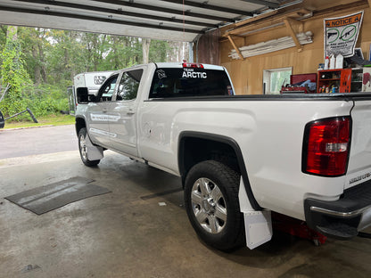 13in Universal Kickback Mudflaps- Full Set