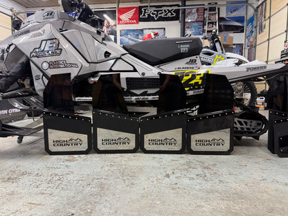 14in Universal Kickback Mudflaps- Full Set