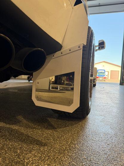 14in Universal Kickback Mudflaps- Full Set