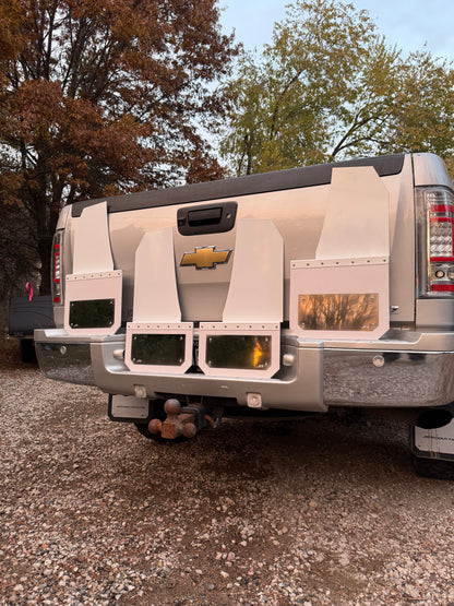 14in 2020+ Chevy Kickback Mudflaps- Full Set