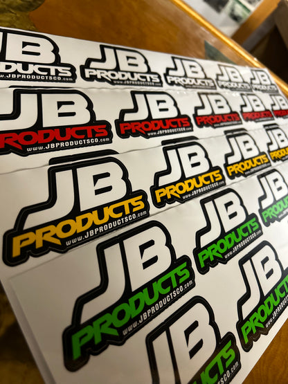 JB Products 4 inch sticker, color options view