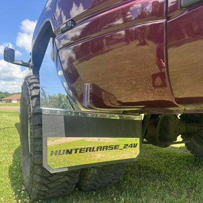 24in Dually Kickback Mudflaps - Rears Only